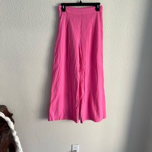 Pink Flare Pants 
Shein 
Size: Small